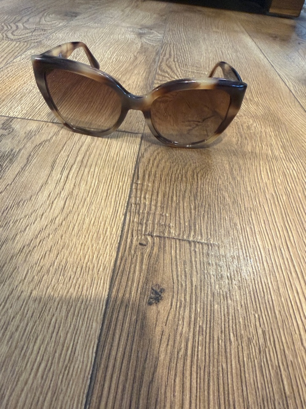 MaxMara Tortoiseshell Gradient Brown Oversized Sunglasses